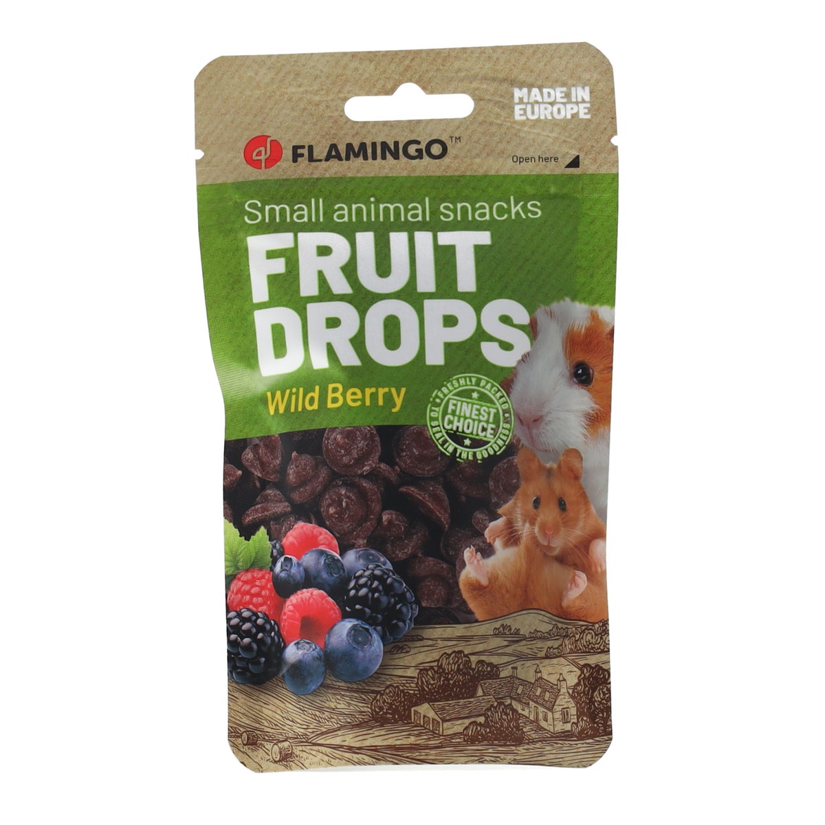 Snack knaagdier drop bosvrucht 75g Snack knaagdier drop bosvrucht 75g