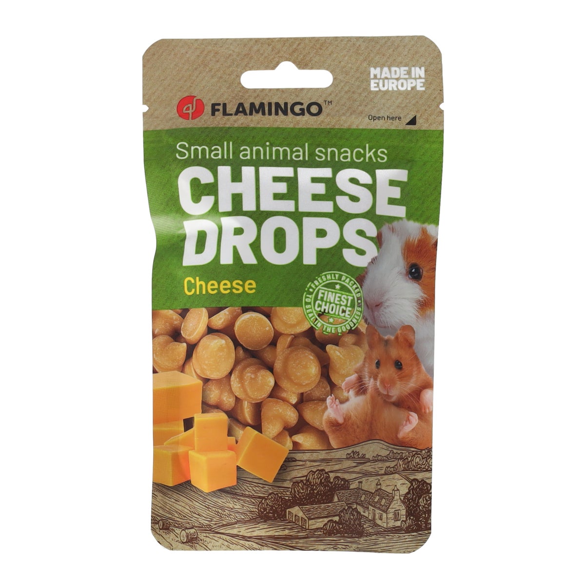 Snack knaagdier drop kaas 75 gr Snack knaagdier drop kaas 75 gr