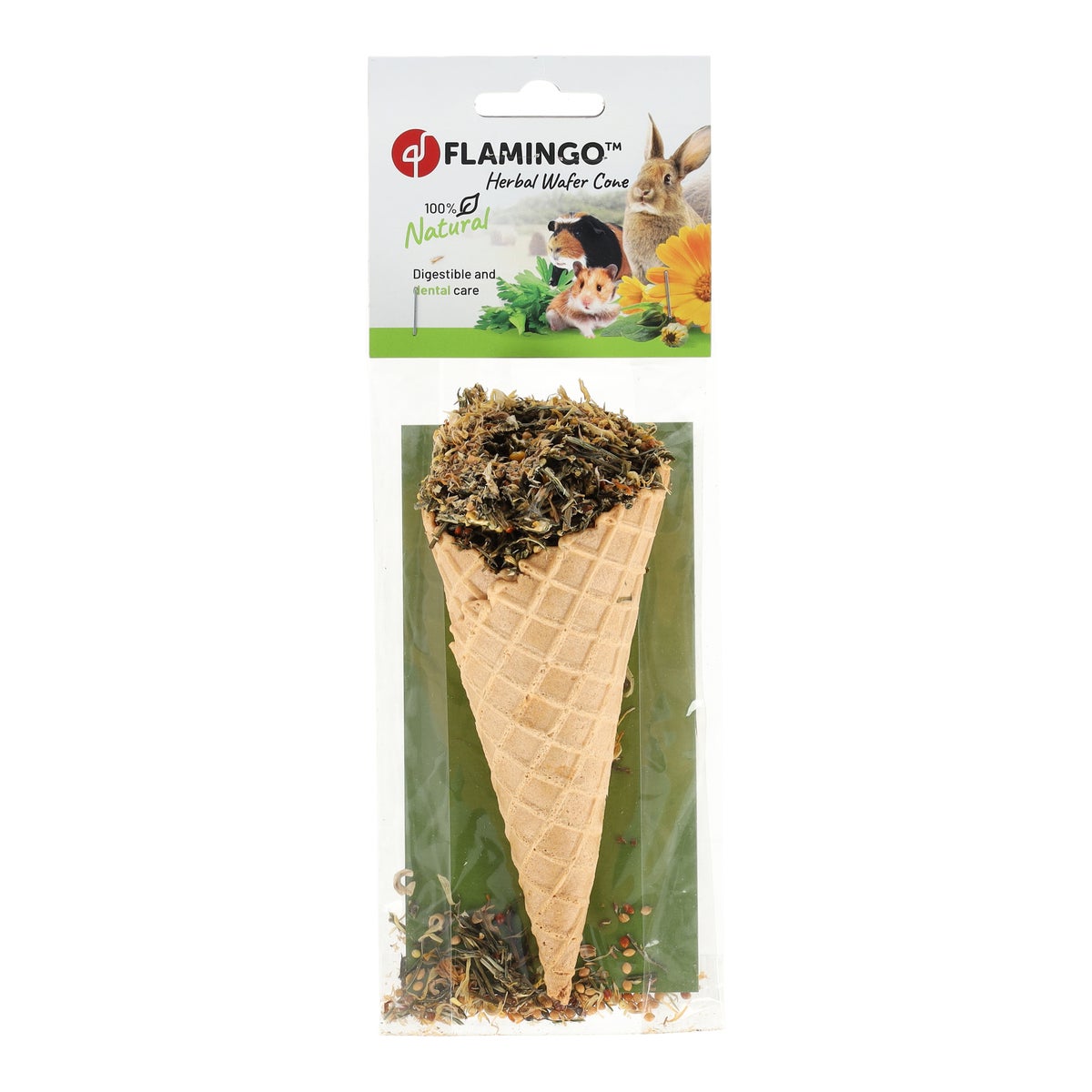 Snack knaagdier kruidenhoorn 60gr Smulti Snack knaagdier kruidenhoorn 60gr Smulti