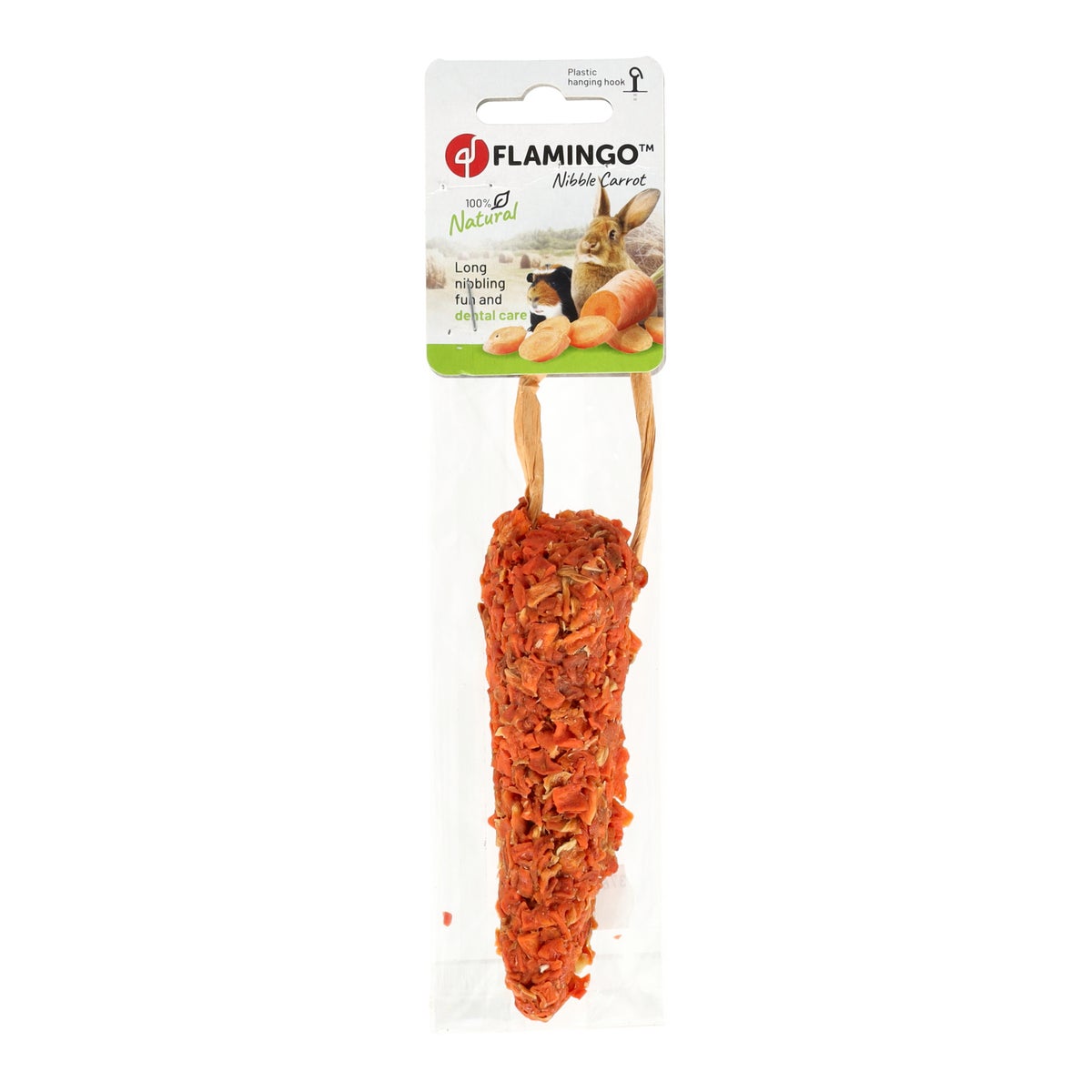Snack knaagdier knaagwortel met haak 60 g Snack knaagdier knaagwortel met haak 60 g
