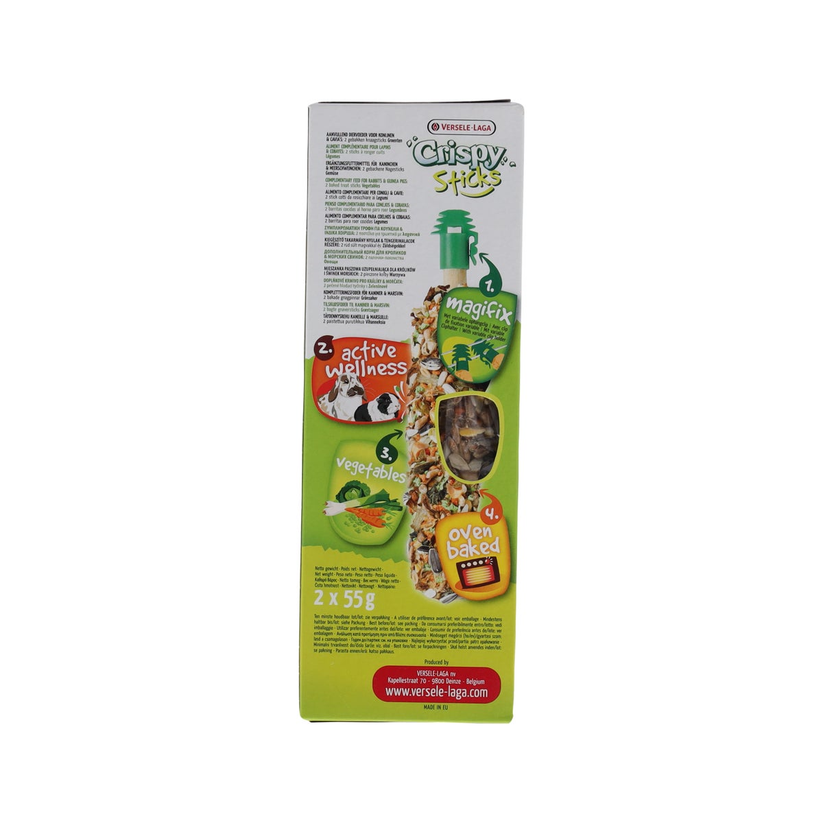 Stick knaagdier groenten 2 stuks Stick knaagdier groenten 2 stuks