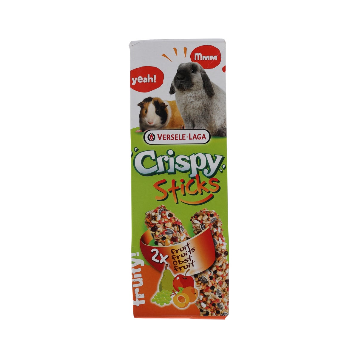 Stick knaagdier honing met fruit 2 stuks Stick knaagdier honing met fruit 2 stuks