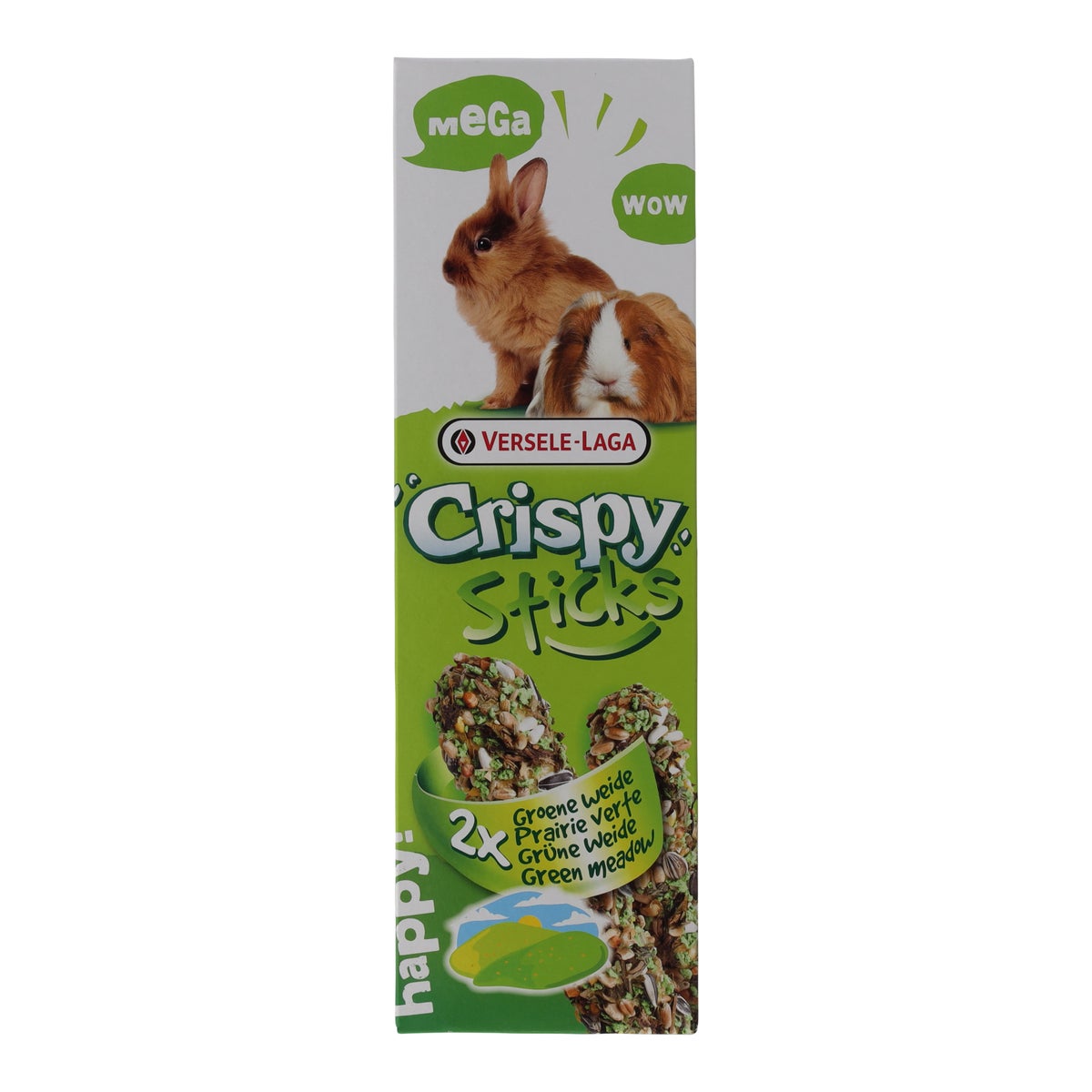 Sticks mega konijn-cavia groene weide 2 stuks Sticks mega konijn-cavia groene weide 2 stuks