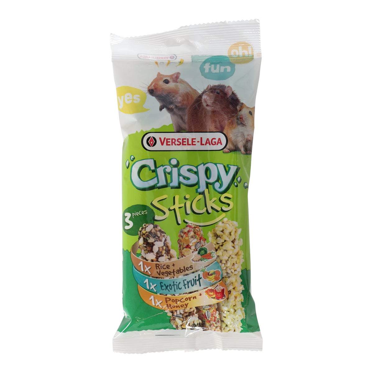 Crispy stick variety 3 stuks omnivoor Crispy stick variety 3 stuks omnivoor