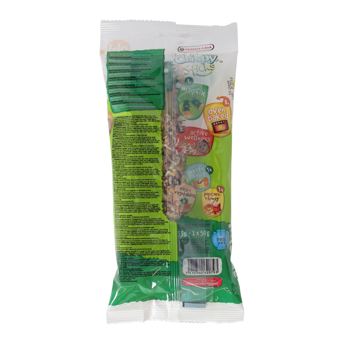 Crispy stick variety 3 stuks omnivoor Crispy stick variety 3 stuks omnivoor