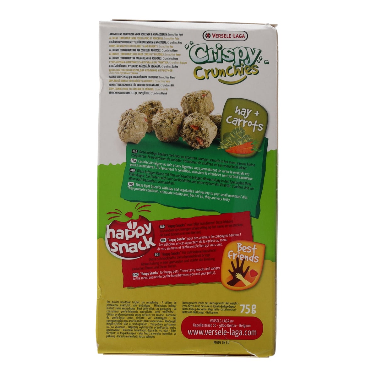Snack crispy crunchies hooi 75 gr Snack crispy crunchies hooi 75 gr