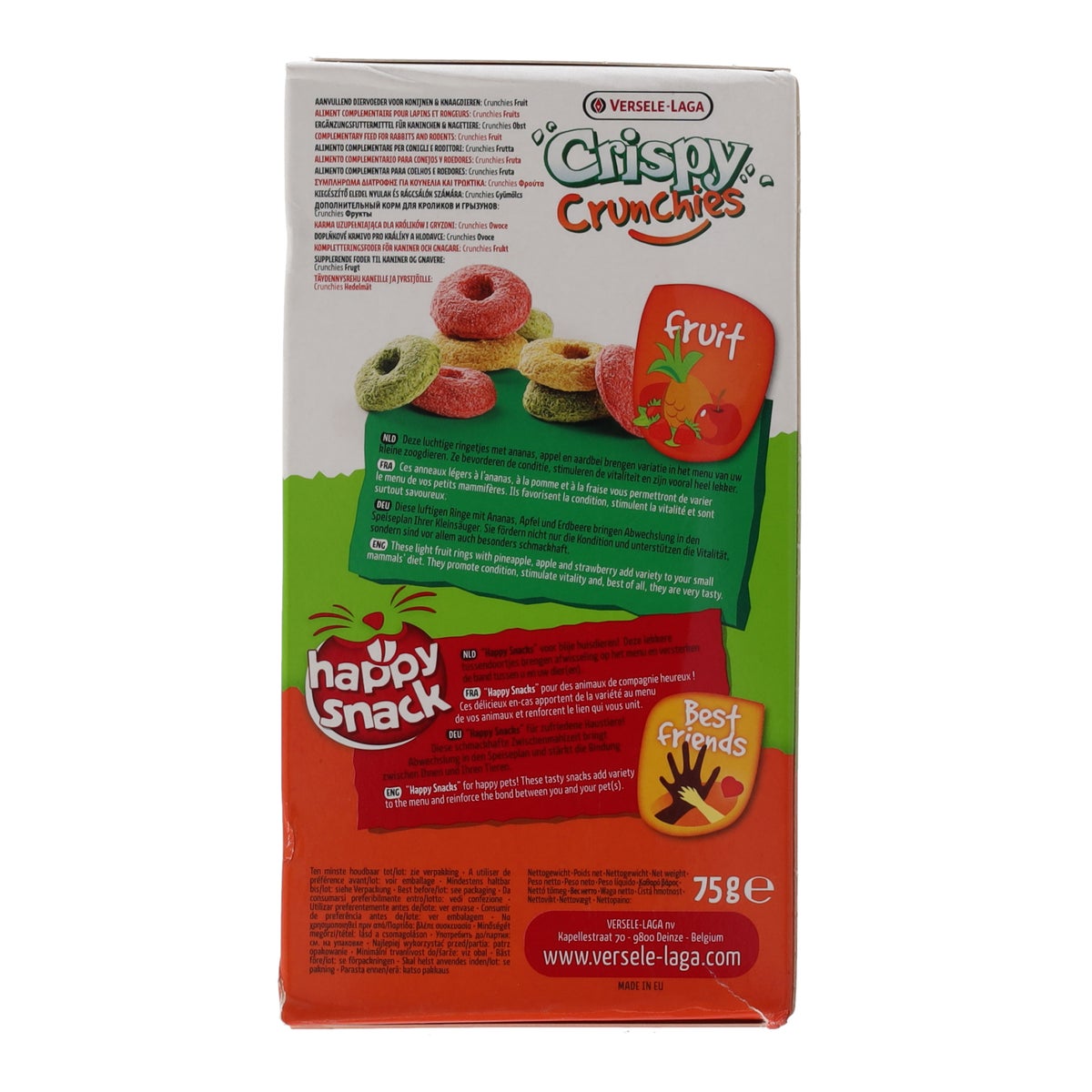 Snack crispy crunchies fruit 75 gr Snack crispy crunchies fruit 75 gr