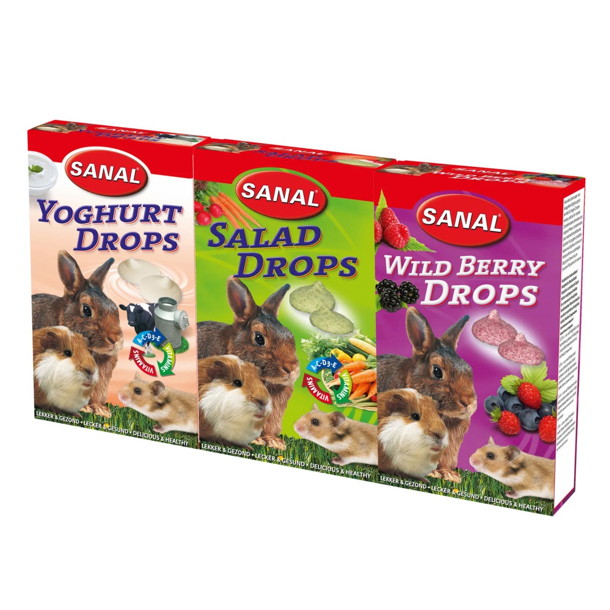 Snack knaagdier 3-pack drops Sanal Snack knaagdier 3-pack drops Sanal