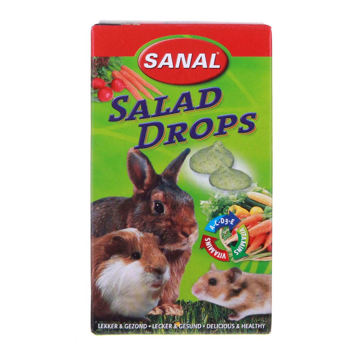 Snack knaagdier drop salad 45g Snack knaagdier drop salad 45g