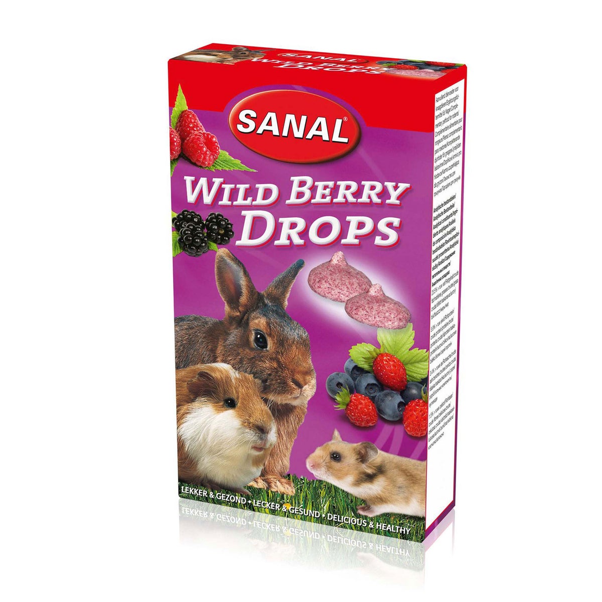 Snack knaagdier drop wild berry 45g Snack knaagdier drop wild berry 45g