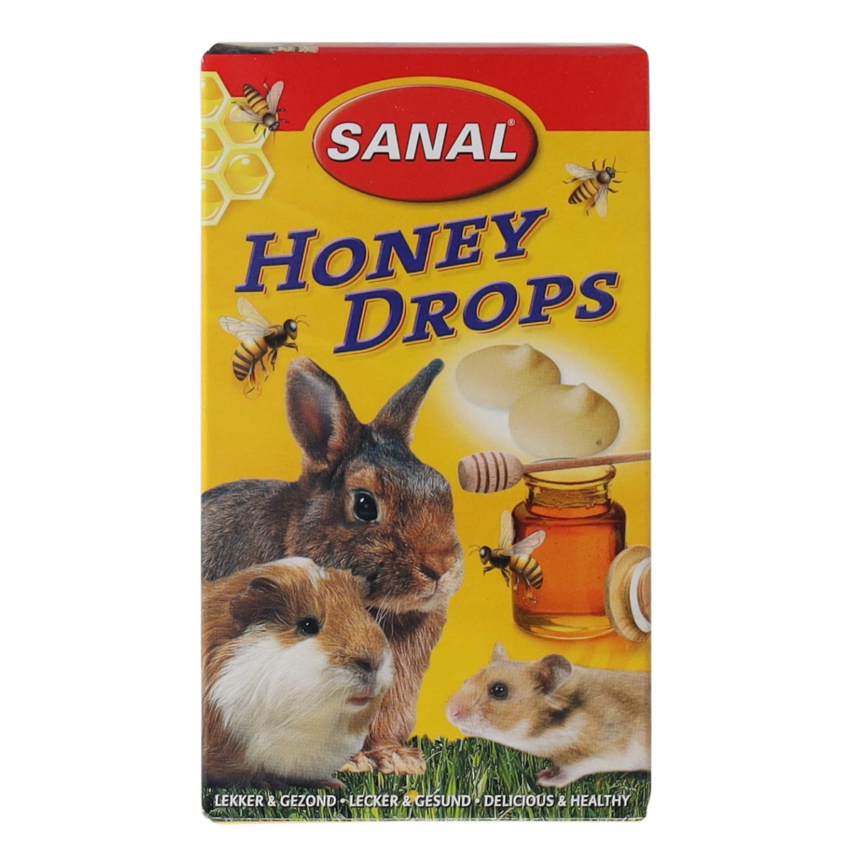 Snack knaagdier drop honey 45 gr Snack knaagdier drop honey 45 gr