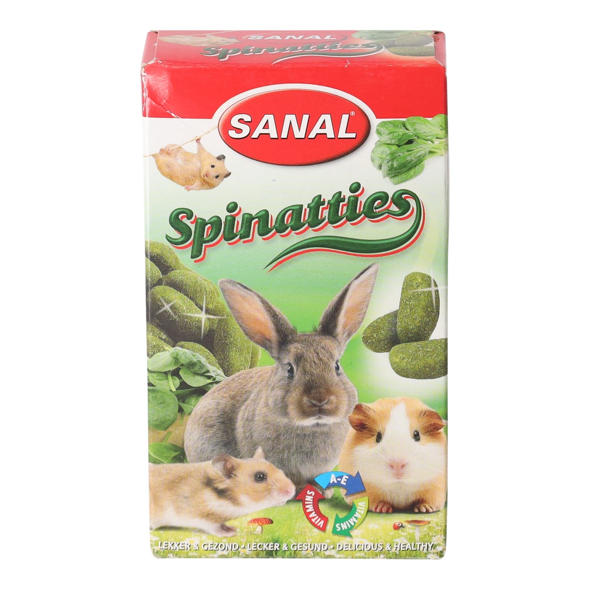 Snack knaagdier spinatties 45 gr Snack knaagdier spinatties 45 gr