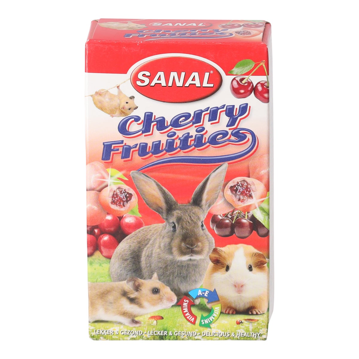 Snack knaagdier cherry fruities 50 gr Snack knaagdier cherry fruities 50 gr