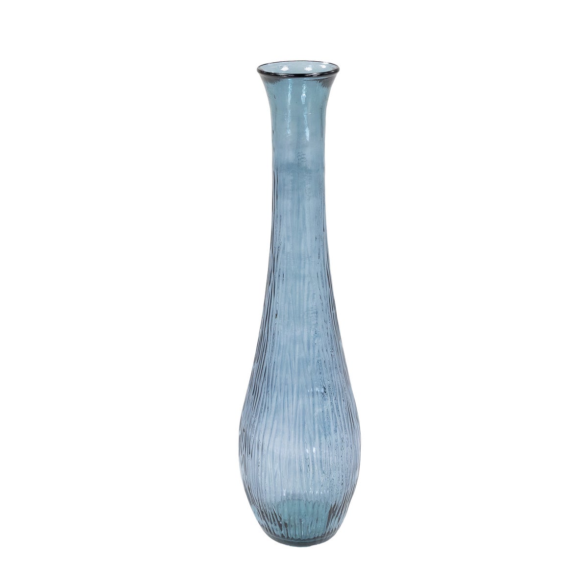 Vaas gerecycled glas blauw 99 cm Vaas gerecycled glas blauw 99 cm