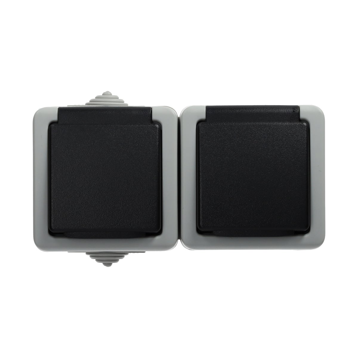 Wandcontactdoos 2V opbouw IP54 BE Diamant Wandcontactdoos 2V opbouw IP54 BE Diamant