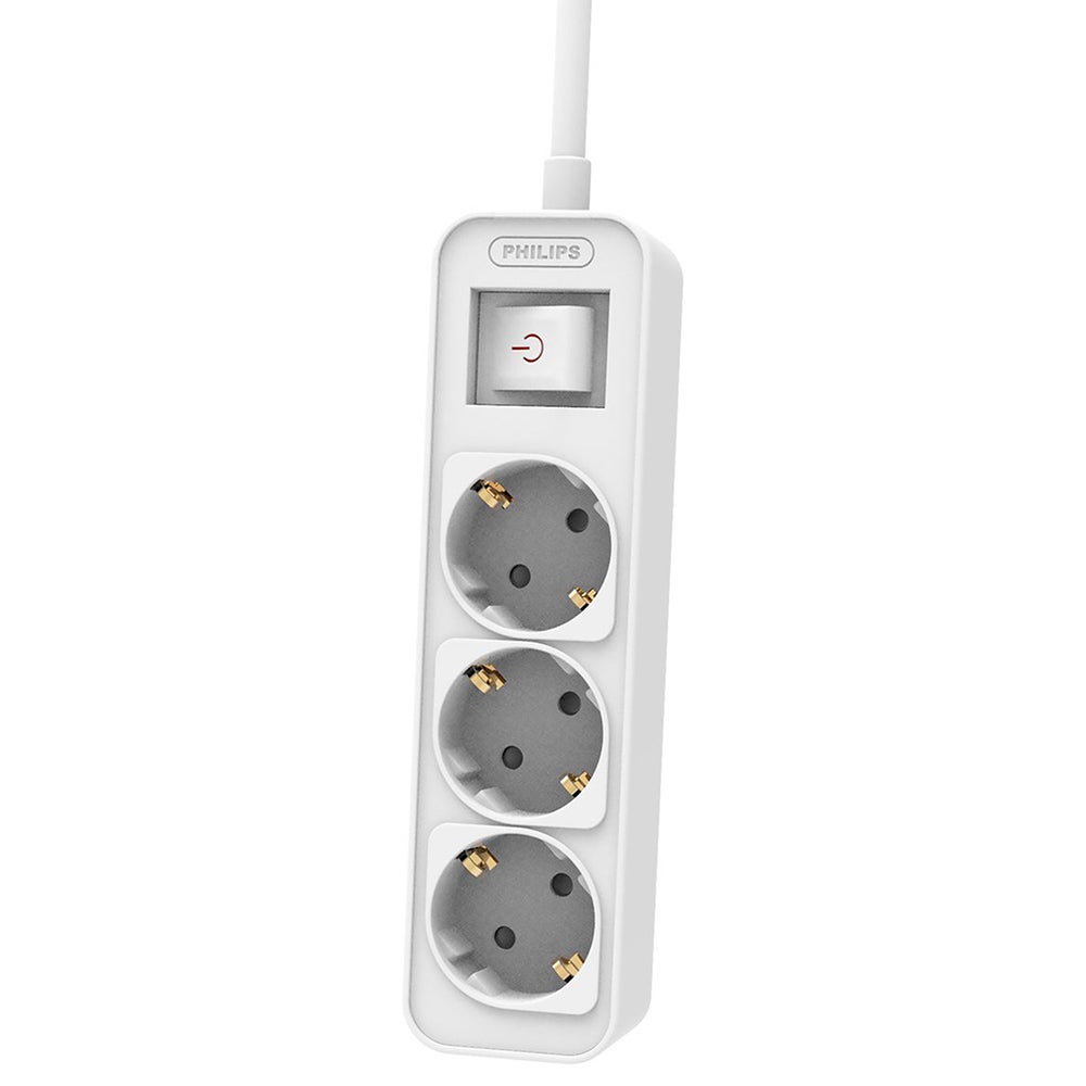 Stekkerd met schakelaar 3V 1,5 m NL wit Philips Stekkerd met schakelaar 3V 1,5 m NL wit Philips
