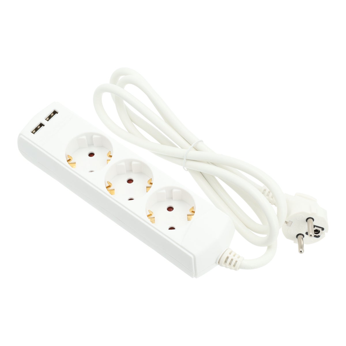 Stekkerdoos 3 voudig met USB 3 x 1,5 mm² 1,5 m NL Stekkerdoos 3 voudig met USB 3 x 1,5 mm² 1,5 m NL