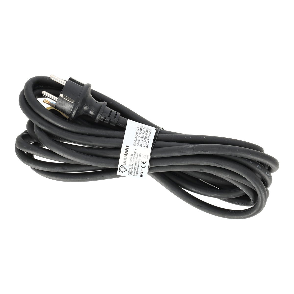 Aansluitkabel flex met stekker 5 m 3 x 1,5 mm² Aansluitkabel flex met stekker 5 m 3 x 1,5 mm²