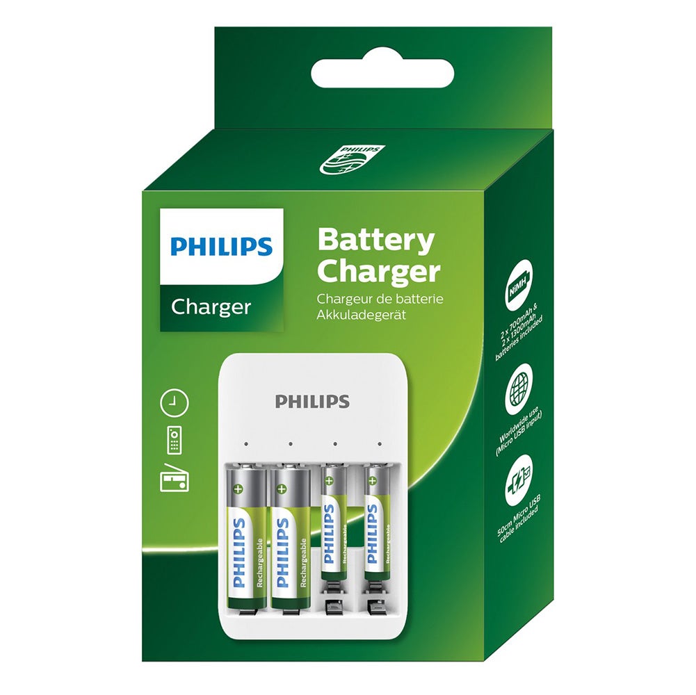 Batterij oplader USB Philips Batterij oplader USB Philips