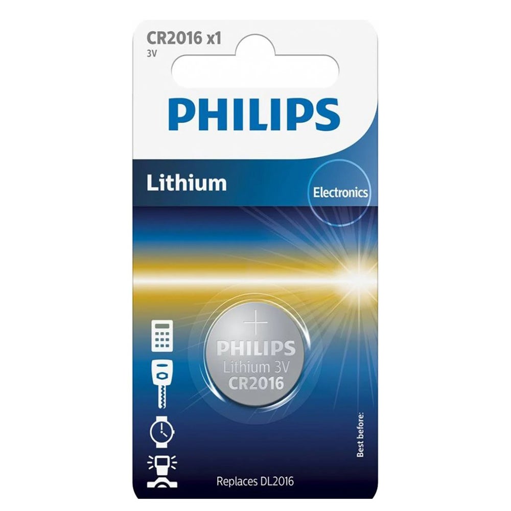 Batterij CR2016 Lithium Philips Batterij CR2016 Lithium Philips