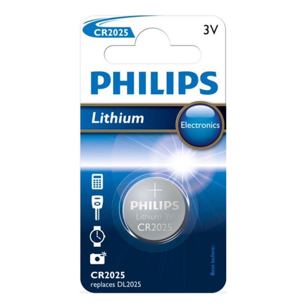 Batterij CR2025 Lithium Philips Batterij CR2025 Lithium Philips