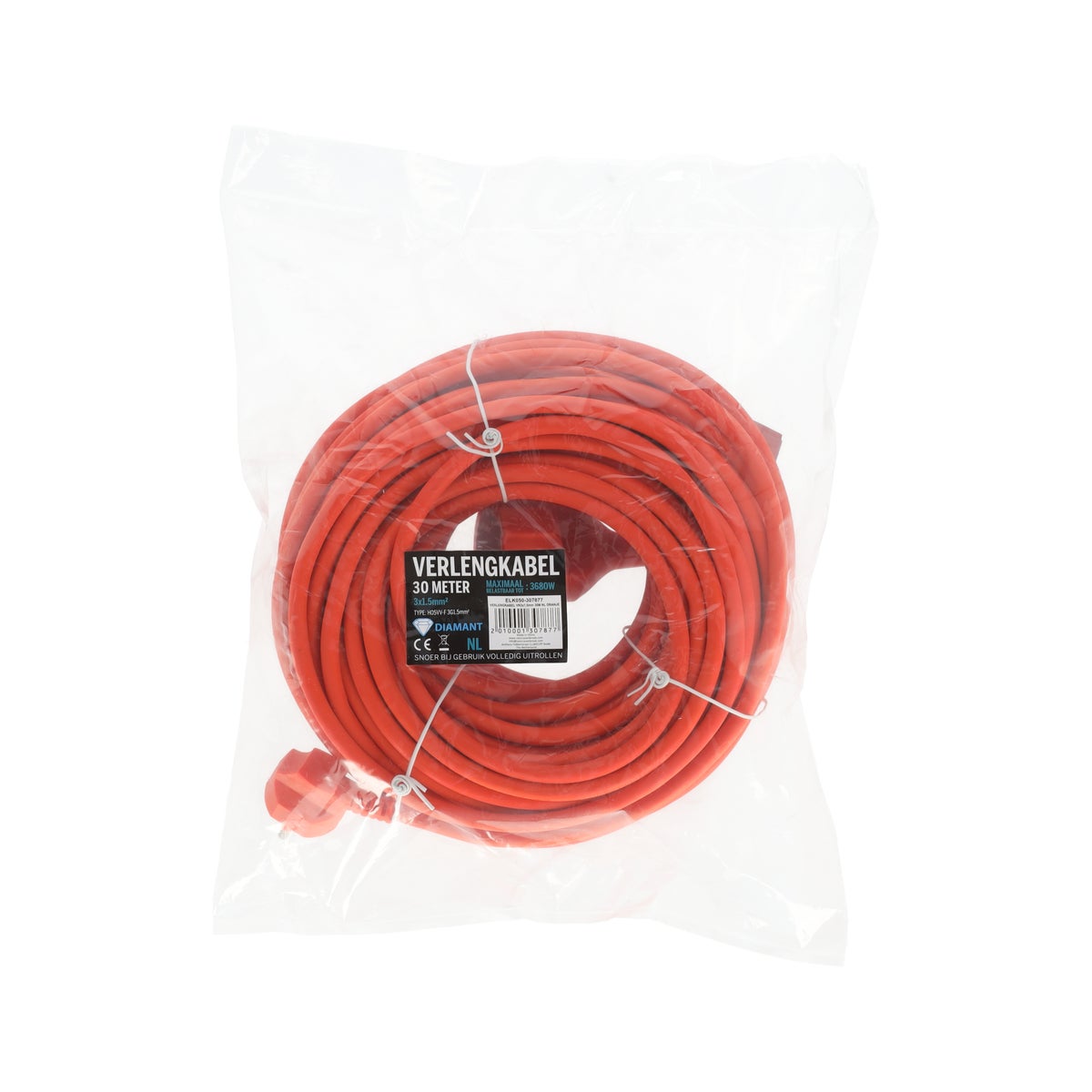Verlengkabel 3 x 1,5 mm 30 m NL oranje Verlengkabel 3 x 1,5 mm 30 m NL oranje