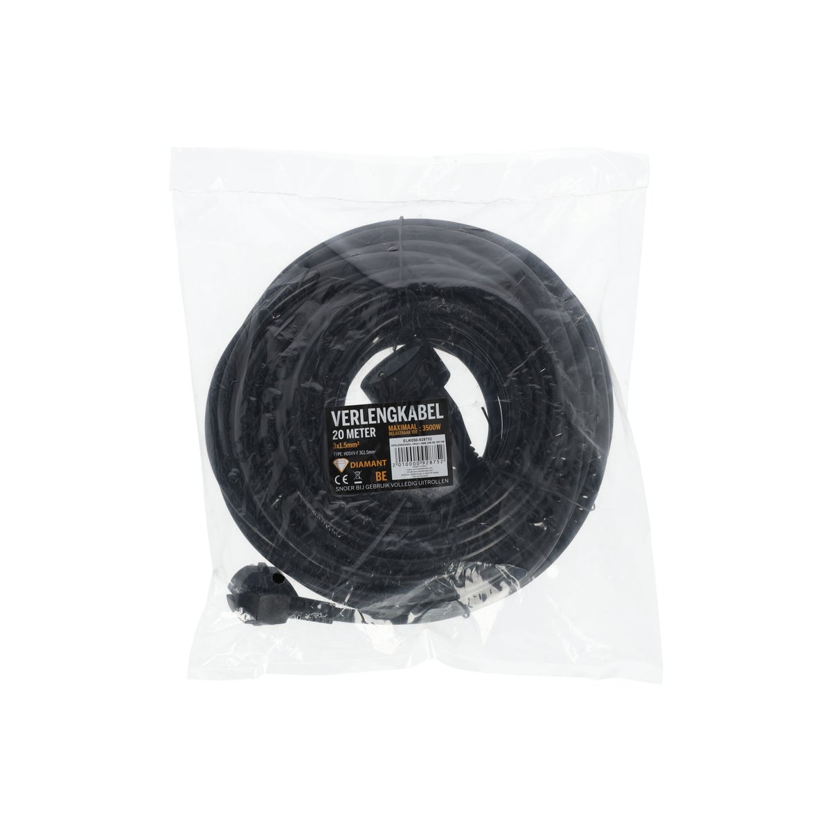 Verlengkabel 3 x 1,5 mm 20 m BE Verlengkabel 3 x 1,5 mm 20 m BE