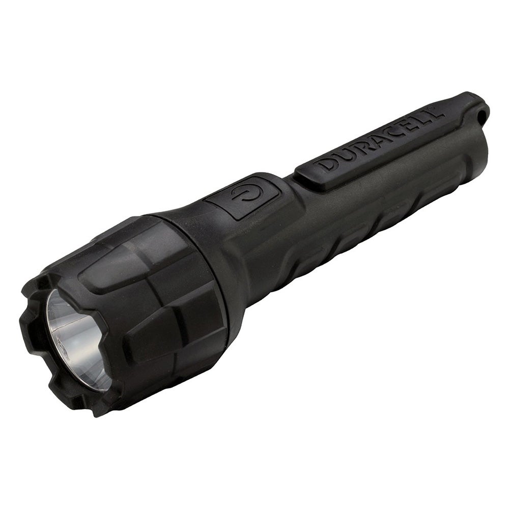 Zaklamp Rubber 100 lm met 2 x AA Duracell Zaklamp Rubber 100 lm met 2 x AA Duracell