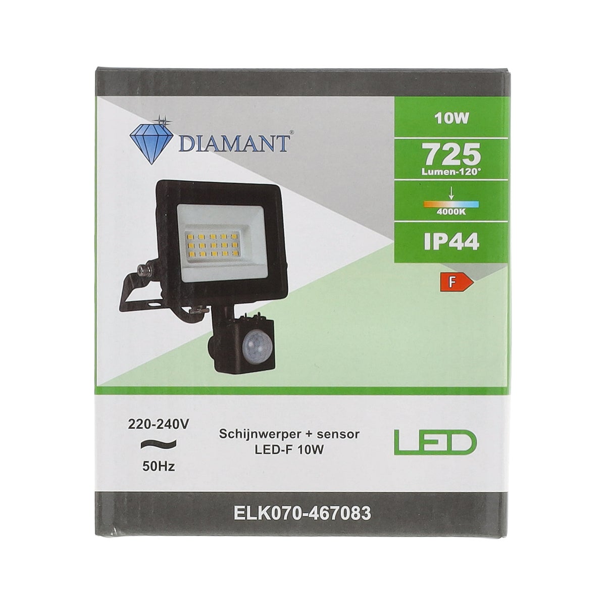 Schijnwerper met sensor LED-F 10W Schijnwerper met sensor LED-F 10W