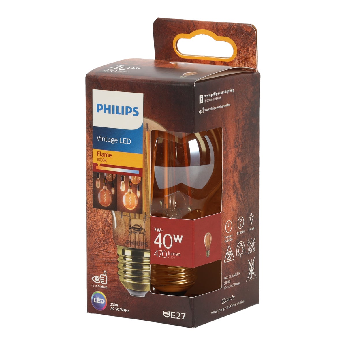 Lamp LED peer gold 40W E27 Philips Lamp LED peer gold 40W E27 Philips