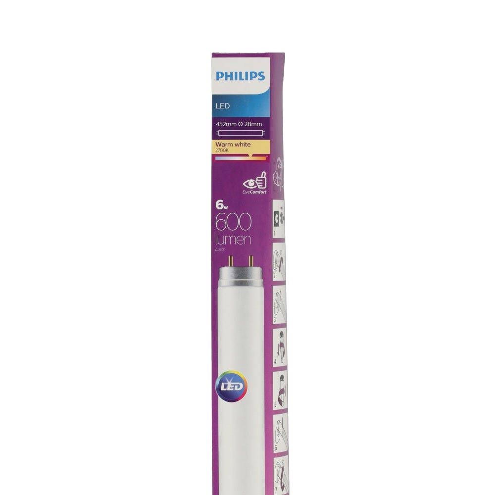 Lamp LED T8 452 mm 6W Philips Lamp LED T8 452 mm 6W Philips
