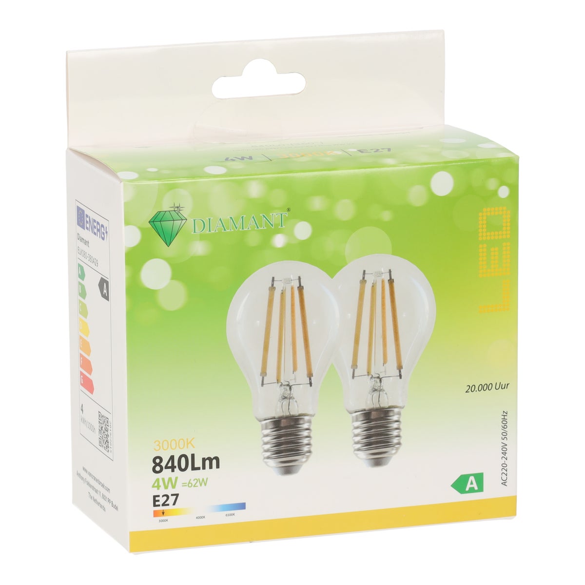 Lamp LED peer CLR 4W-E27 Duo WW V2 Lamp LED peer CLR 4W-E27 Duo WW V2