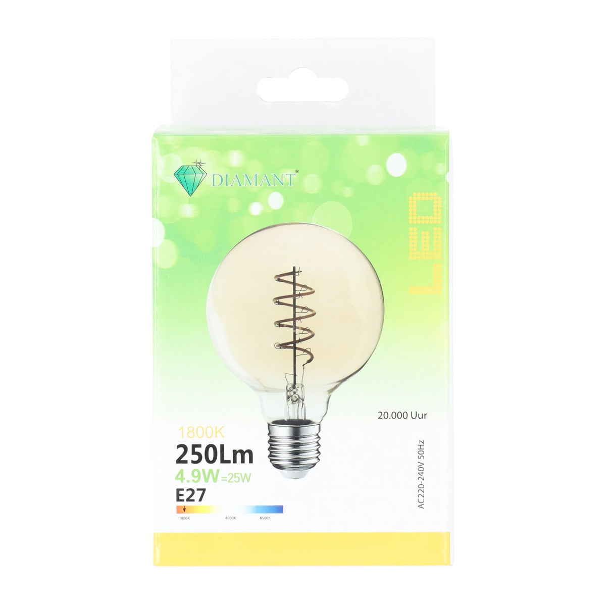 Lamp Led Globe Gold 4.9W Lamp Led Globe Gold 4.9W
