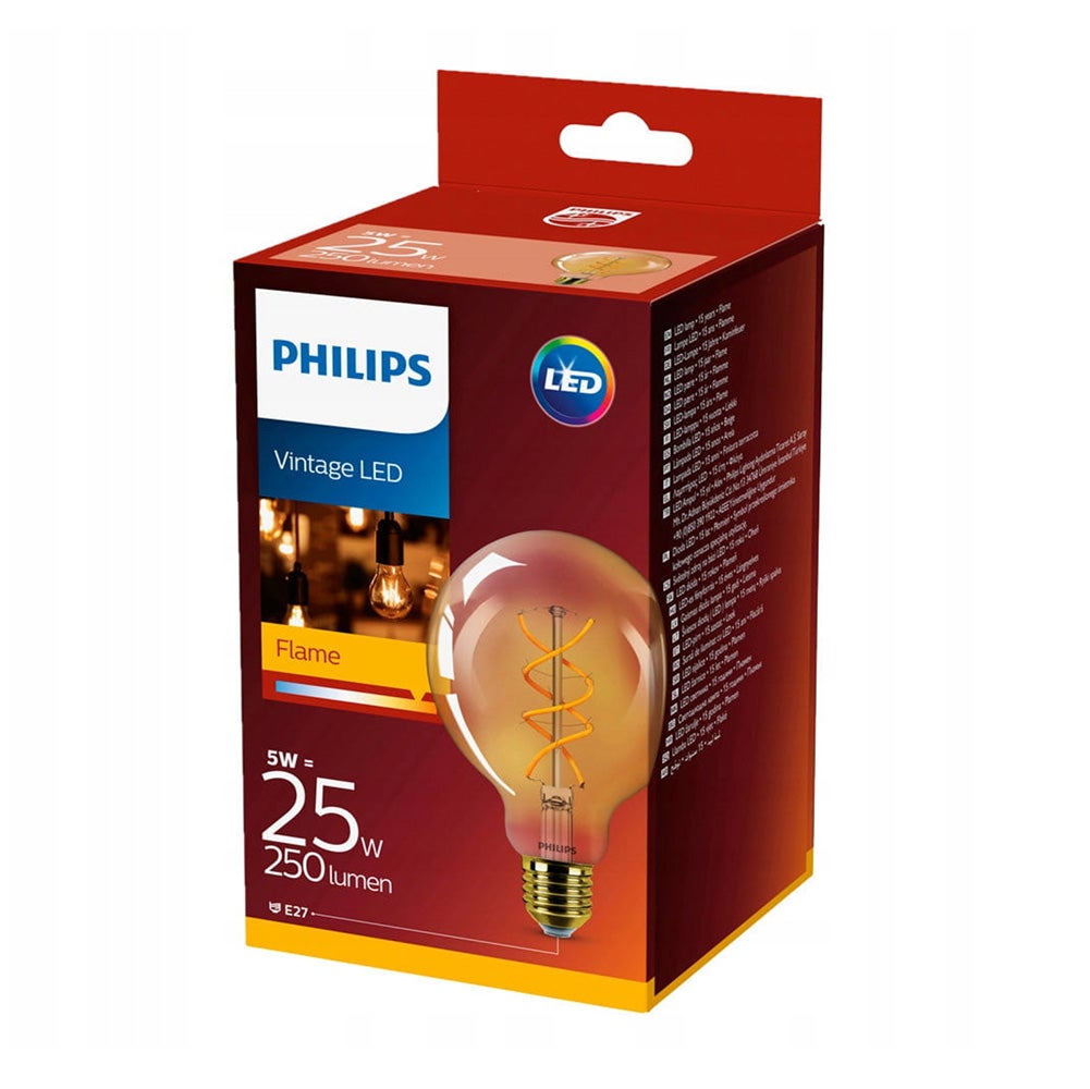 Lamp LED globe met spiraal Vintage 25W E27 Lamp LED globe met spiraal Vintage 25W E27