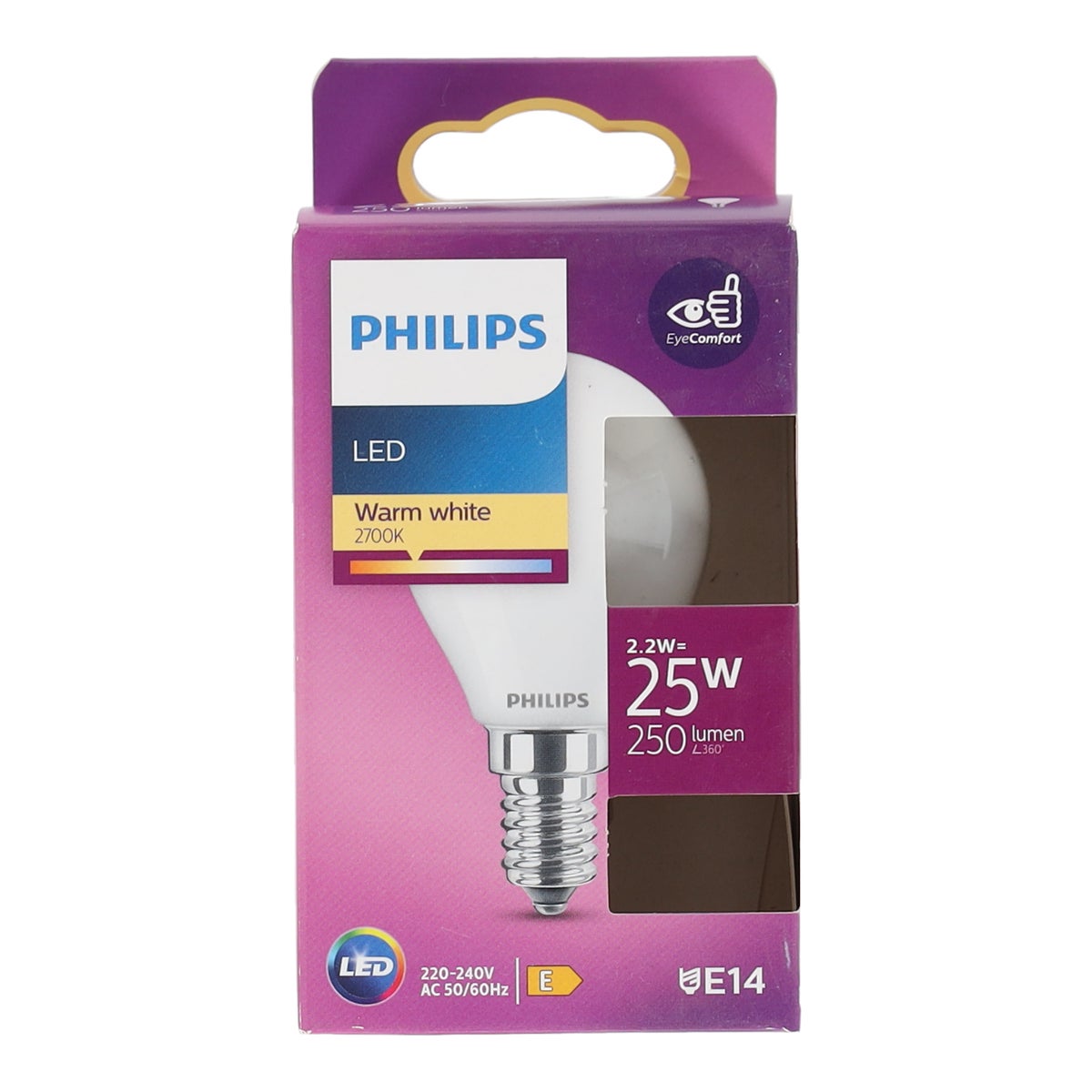 Lamp LED bol mat 25W E14 Philips Lamp LED bol mat 25W E14 Philips