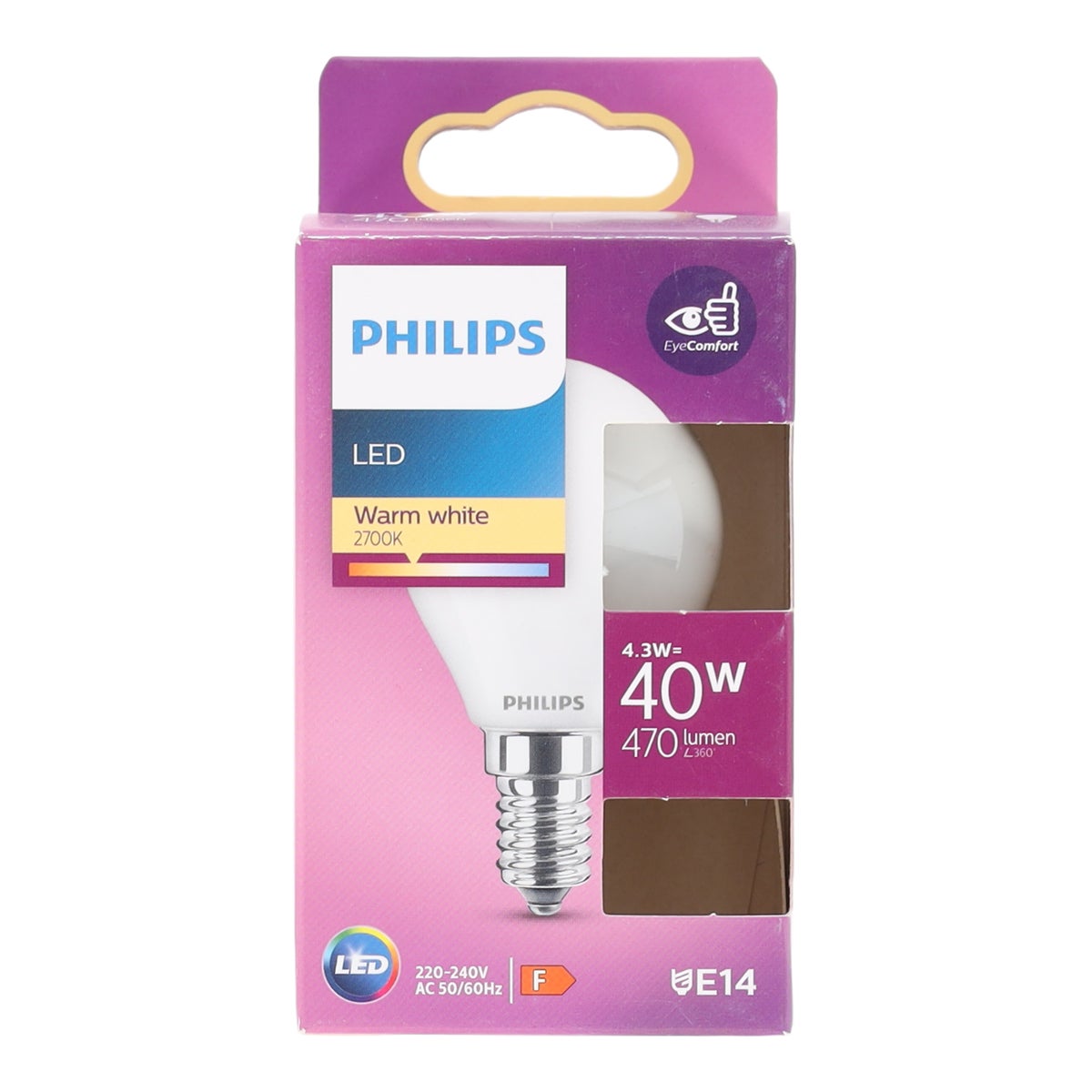Lamp LED bol mat 40W E14 Philips Lamp LED bol mat 40W E14 Philips