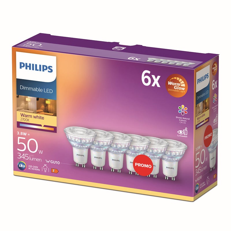 Lamp LED spot 50W GU10 6st. Lamp LED spot 50W GU10 6st.