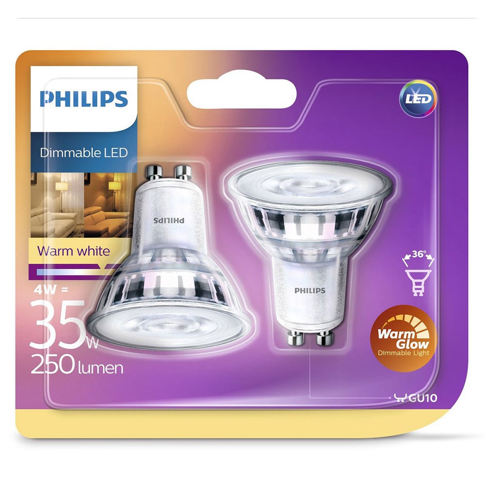 Lamp LED spot 35W GU10 2 stuks Lamp LED spot 35W GU10 2 stuks