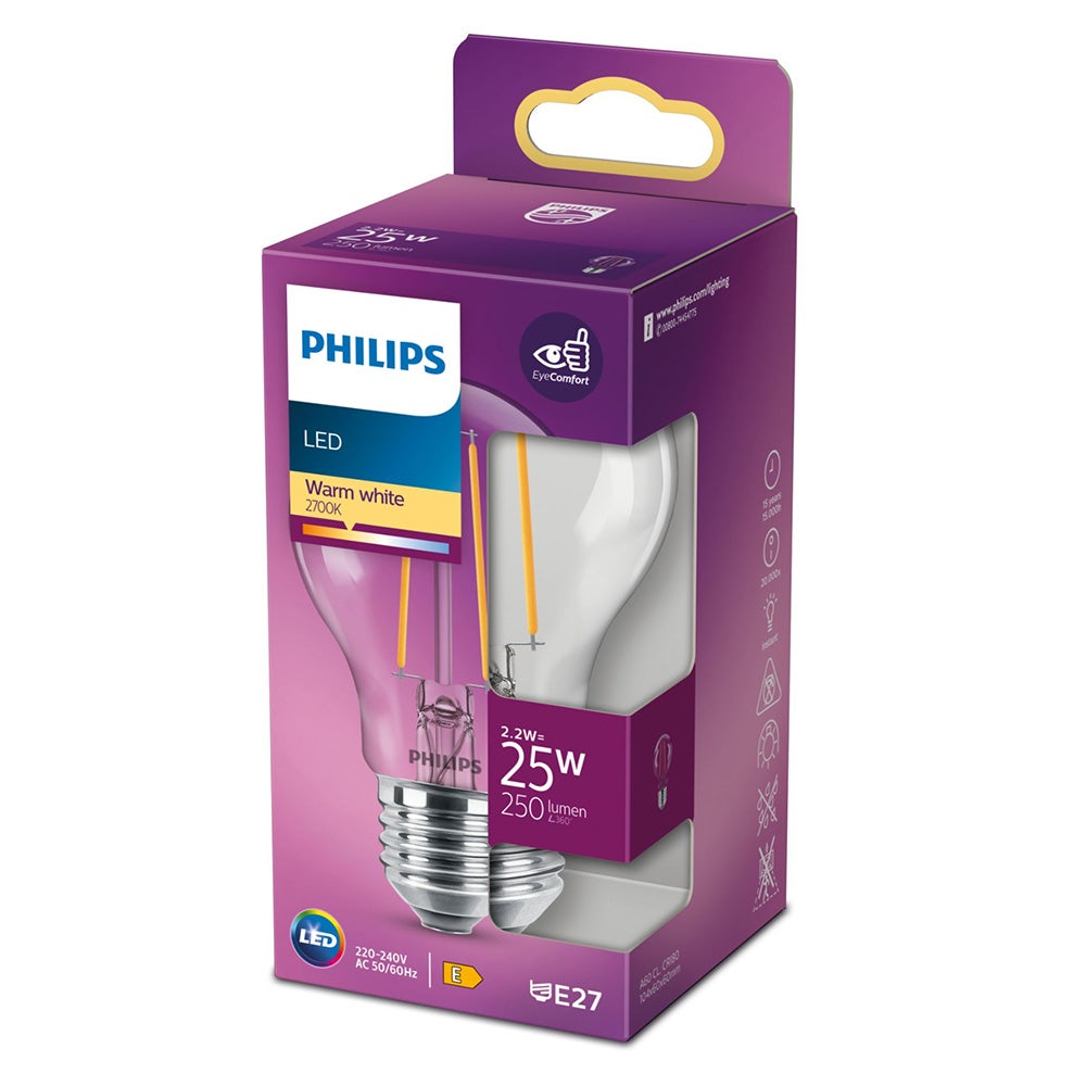 Lamp LED peer clear deco 25W E27 Lamp LED peer clear deco 25W E27