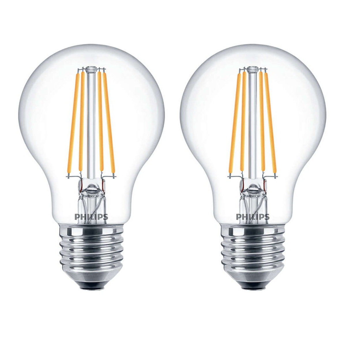 Lamp LED peer helder 60W E27 2st. Lamp LED peer helder 60W E27 2st.