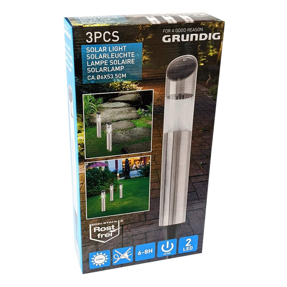 Solar lamp spies 3st. Grundig Solar lamp spies 3st. Grundig