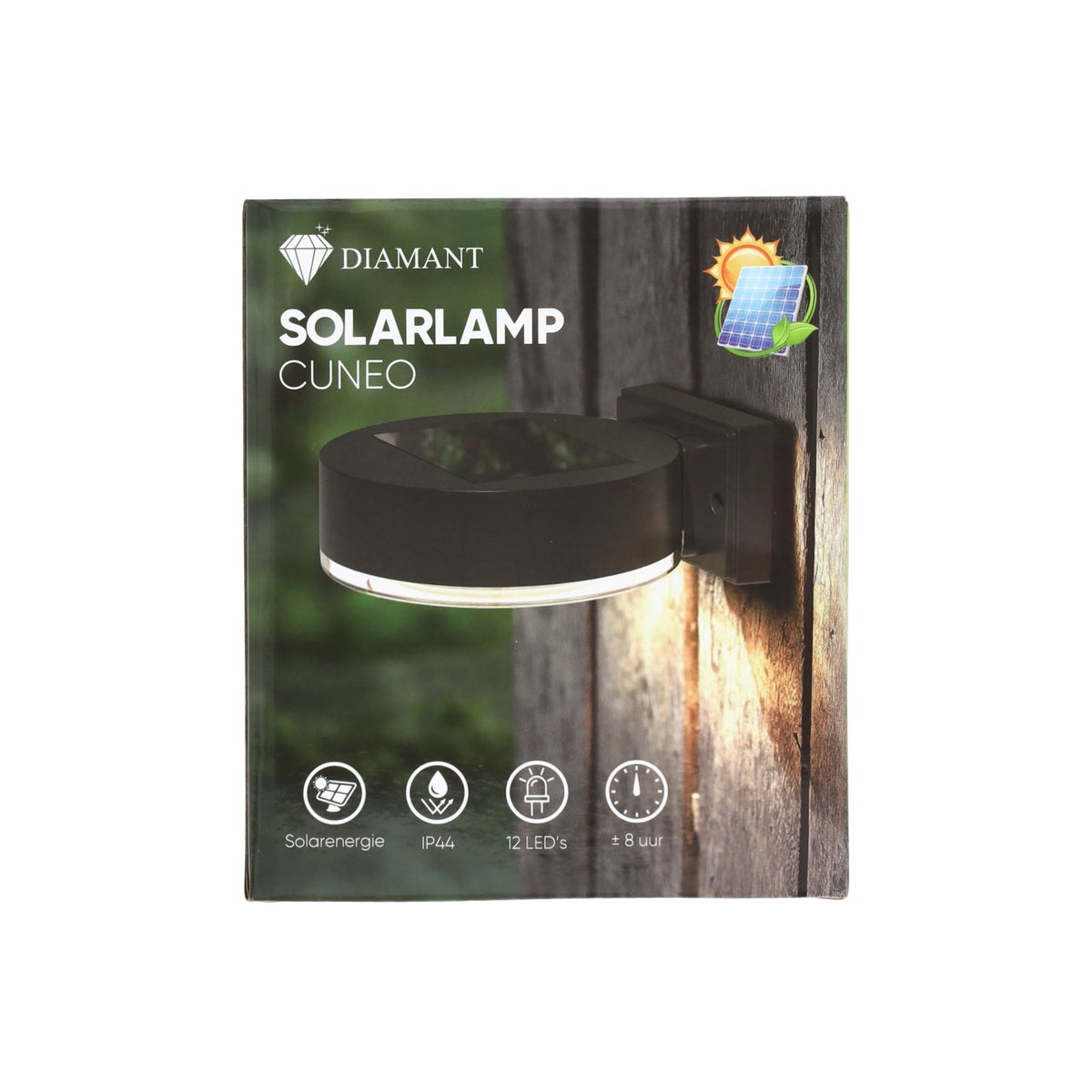 Lamp Cuneo LED solar zwart Lamp Cuneo LED solar zwart