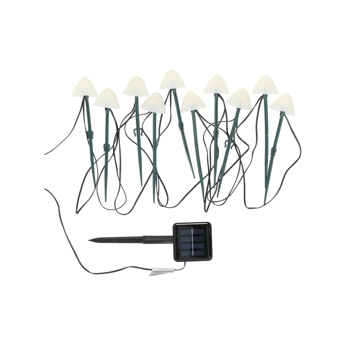 Paddenstoel solar 10LED warmwit en functie Paddenstoel solar 10LED warmwit en functie