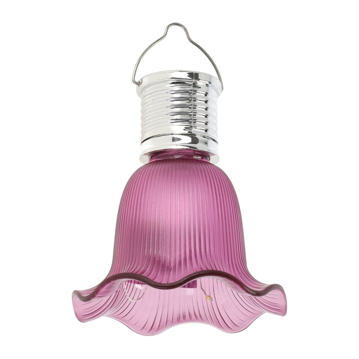 Lamp hang bloem roze WW solar Lamp hang bloem roze WW solar