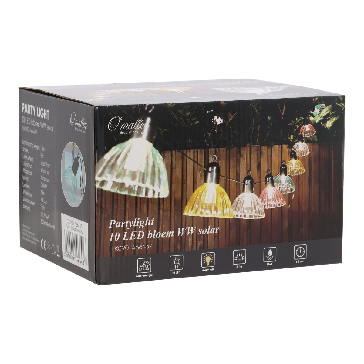 Partylight 10 LED bloem warmwit solar Partylight 10 LED bloem warmwit solar