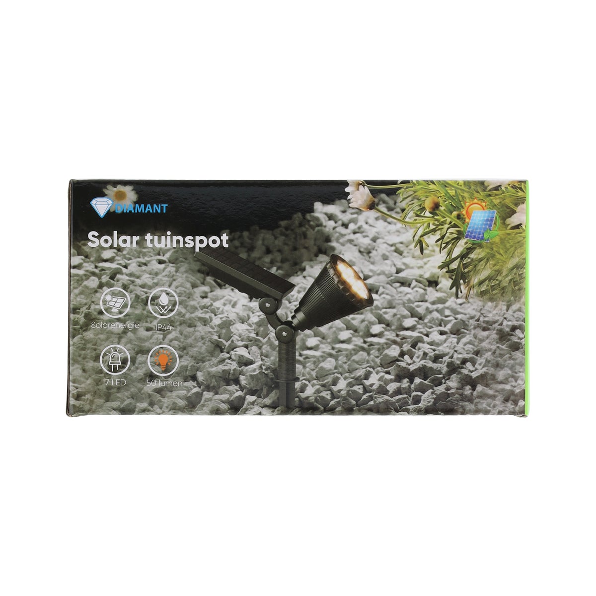 Lamp spot trosly zwart led-ww solar Lamp spot trosly zwart led-ww solar