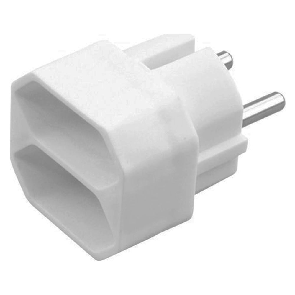 Stekker euro tweeweg 2.5A wit Stekker euro tweeweg 2.5A wit