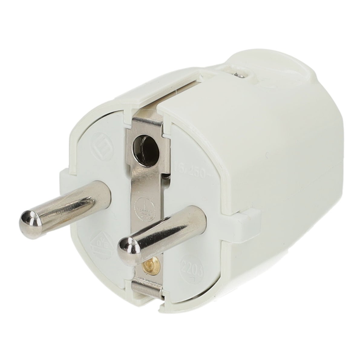 Stekker wit RA en PA 16A 230V Diamant Stekker wit RA en PA 16A 230V Diamant