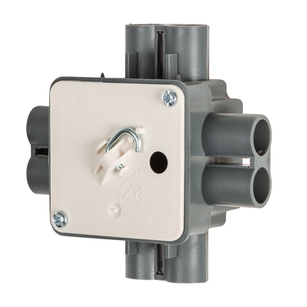 Centraaldoos 5/8 ongelijk met deksel Centraaldoos 5/8 ongelijk met deksel