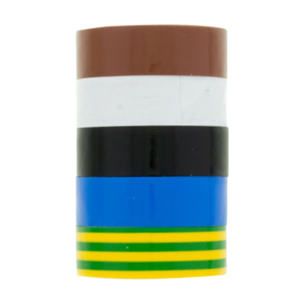 Isolatieband 15 mm div. kleuren 4.6 m 5 stuks Isolatieband 15 mm div. kleuren 4.6 m 5 stuks
